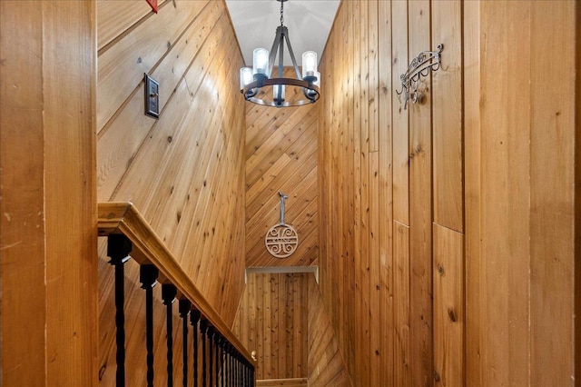 190 1st St, Buchanan, NY 10511 - detailed view of a chandelier and wooden walls