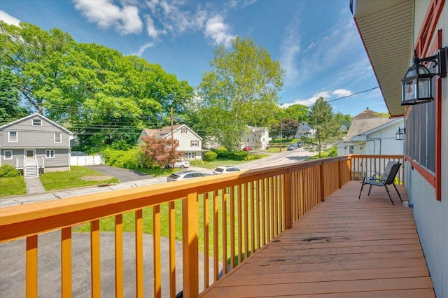 190 1st St, Buchanan, NY 10511 - deck with a residential view