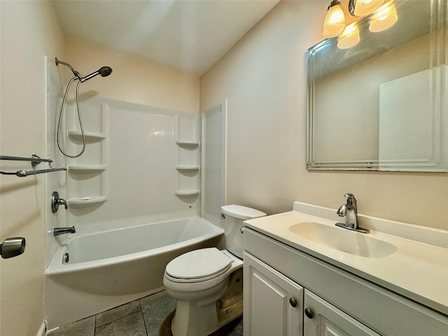 8 Ebury, Middletown, NY 10940 - full bathroom with toilet, vanity, tile patterned flooring, and shower / washtub combination