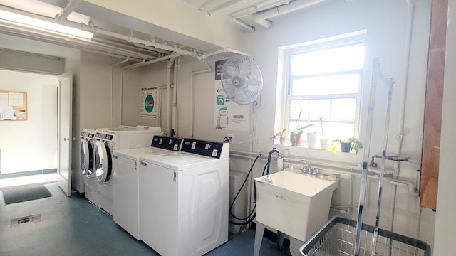 109 N Broadway Unit M12, White Plains, NY 10603 - communal laundry room with independent washer and dryer