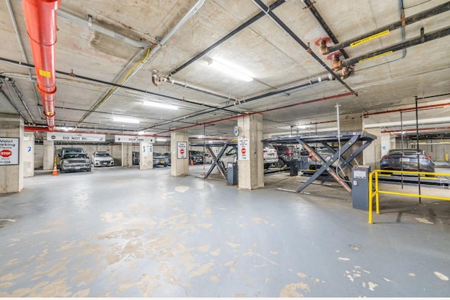 8808 Justice Ave Unit 16H, Elmhurst, NY 11373 - view of parking garage