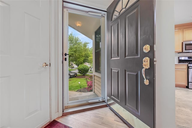 701 Pheasant Woods Rd, Briarcliff Manor, NY 10510 - entrance foyer featuring light wood-type flooring