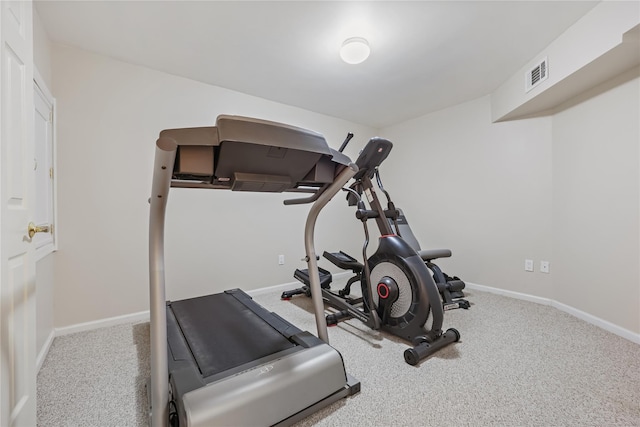 701 Pheasant Woods Rd, Briarcliff Manor, NY 10510 - workout room featuring carpet and baseboards