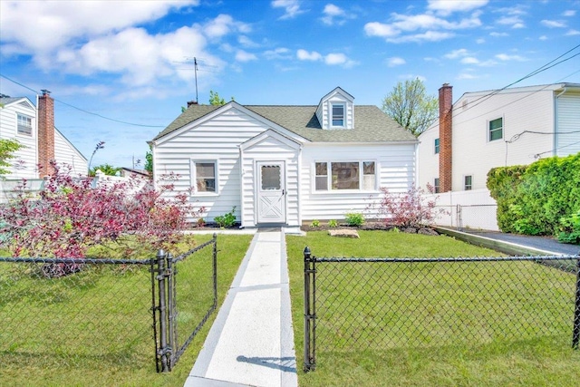 105 Colgate Ave, Yonkers, NY 10703 - view of front of property featuring a shingled roof and a gate