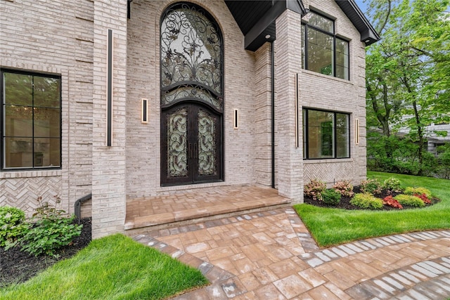 46 Snapdragon Ln, Roslyn Heights, NY 11577 - entrance to property featuring brick siding