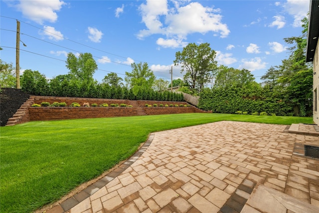 46 Snapdragon Ln, Roslyn Heights, NY 11577 - view of patio / terrace featuring stairs