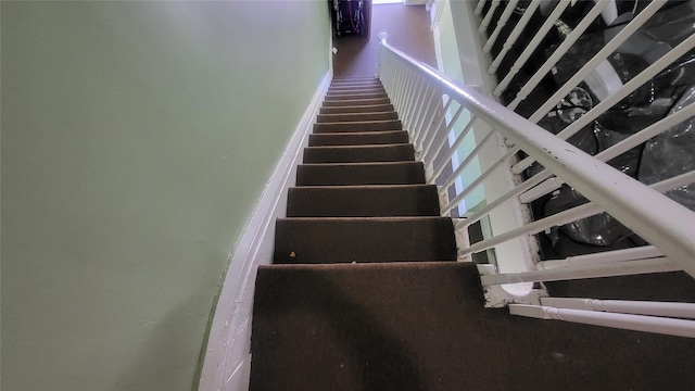 view of staircase