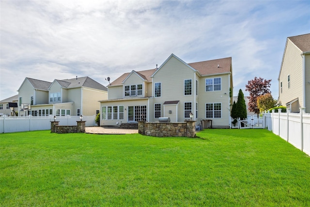 33 Avolet Ct, Mount Sinai, NY 11766 - rear view of house featuring a patio area