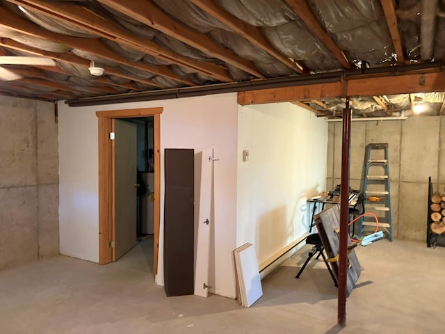 456 Anderson Rd, Parksville, NY 12768 - view of unfinished basement