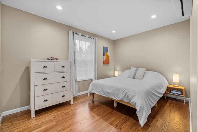 112 Edgehill Dr, Wappingers Falls, NY 12590 - bedroom with baseboards, light wood-type flooring, and recessed lighting