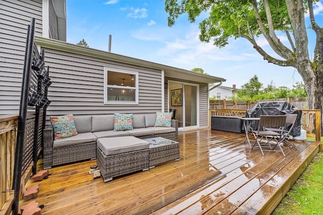 112 Edgehill Dr, Wappingers Falls, NY 12590 - deck featuring an outdoor hangout area and area for grilling