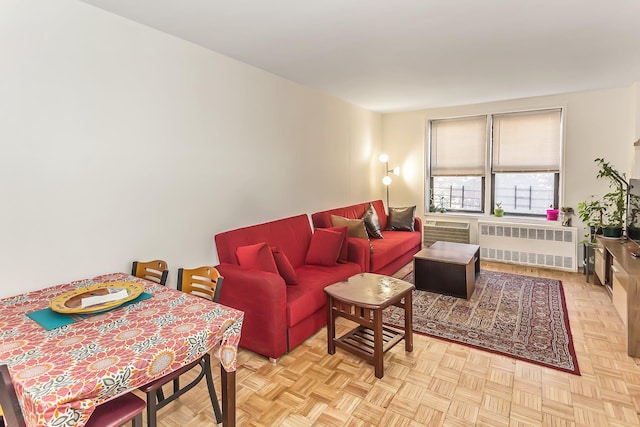 35-20 Leverich St Unit B 227, Jackson Heights, NY 11372 - living room with radiator heating unit