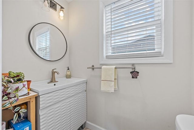 3875 S St, Seaford, NY 11783 - half bath with vanity and toilet