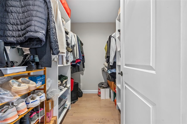 3875 S St, Seaford, NY 11783 - spacious closet featuring wood finished floors