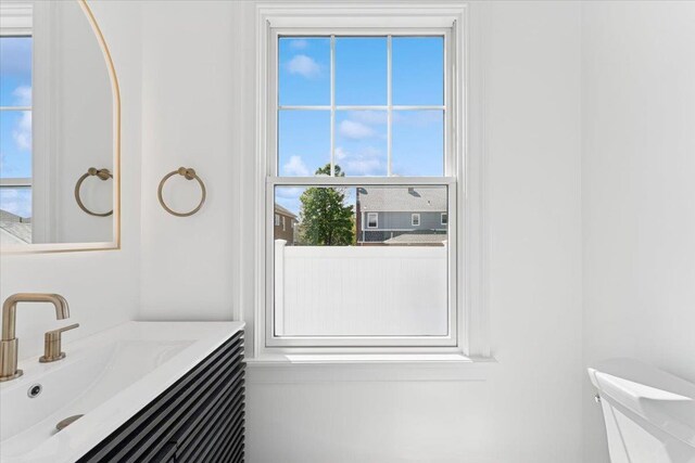 42 Second St, Extension, Glen Cove, NY 11542 - bathroom featuring toilet and vanity