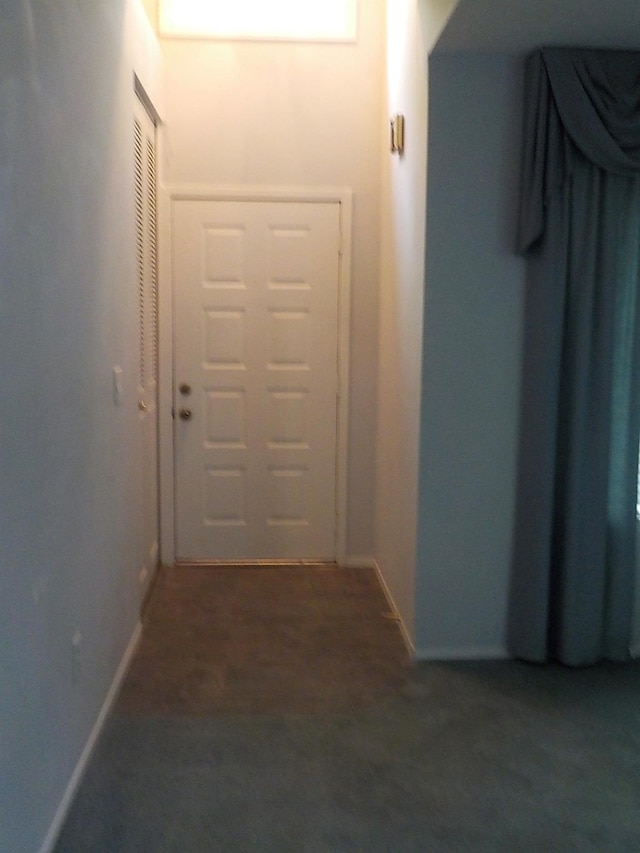 808 Woodland Ct, Coram, NY 11727 - corridor with carpet flooring and baseboards