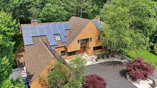 5 Ponds Ln, Purchase, NY 10577 - aerial view of property and surrounding area