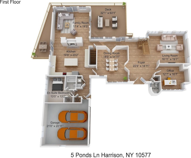 5 Ponds Ln, Purchase, NY 10577 - view of room layout