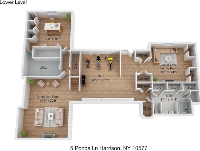 5 Ponds Ln, Purchase, NY 10577 - view of home floor plan