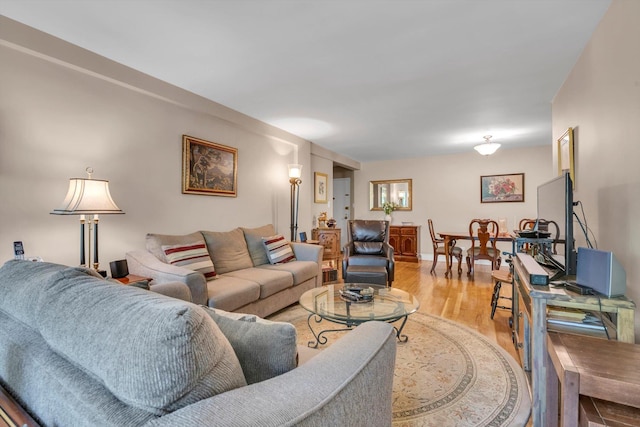 209-25 18th Ave Unit 3J, Bayside, NY 11360 - living area featuring light wood finished floors