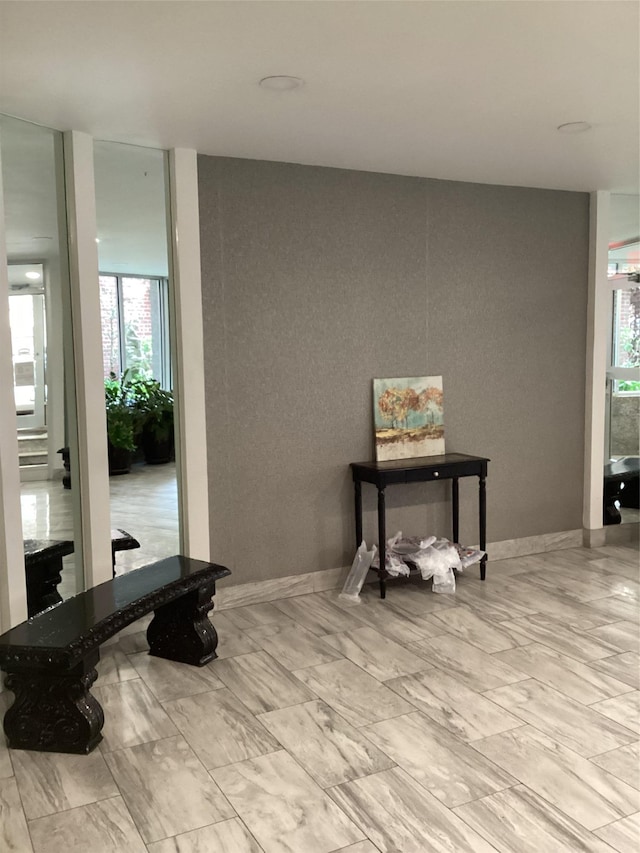 3176 Decatur Ave Unit 4F, Bronx, NY 10467 - doorway to outside featuring marble look tile flooring