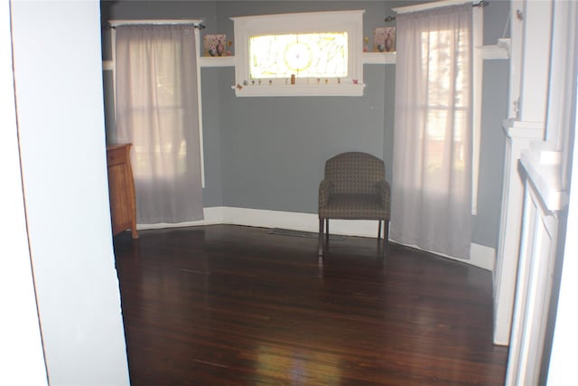 164 Winnikee Ave, Poughkeepsie, NY 12601 - spare room with dark wood-type flooring and baseboards