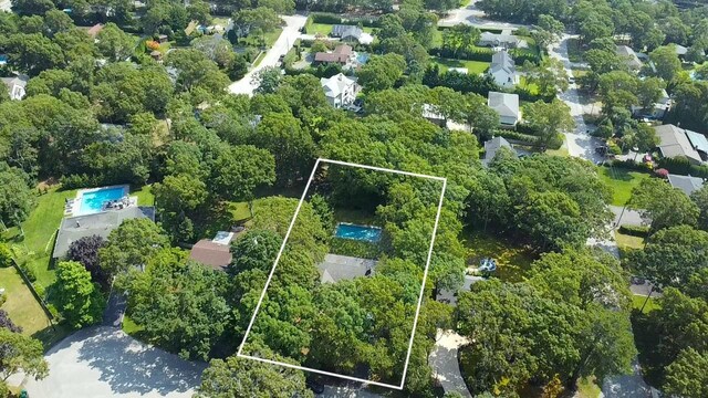 4 Pine Tree Ct, East Quogue, NY 11942 - view of property location with property parcel outlined