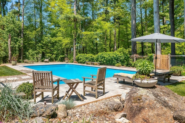 110 Sherwood Hill Rd, Brewster, NY 10509 - swimming pool with a patio area and fence