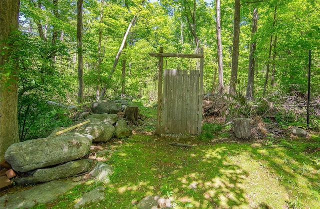 110 Sherwood Hill Rd, Brewster, NY 10509 - view of yard with a forest view