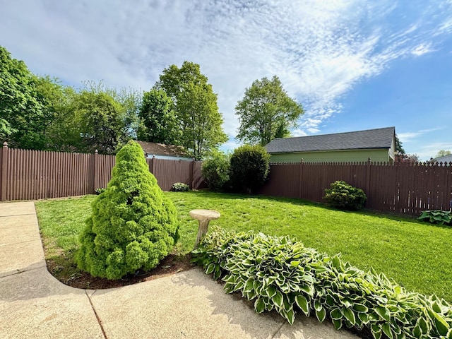 view of yard