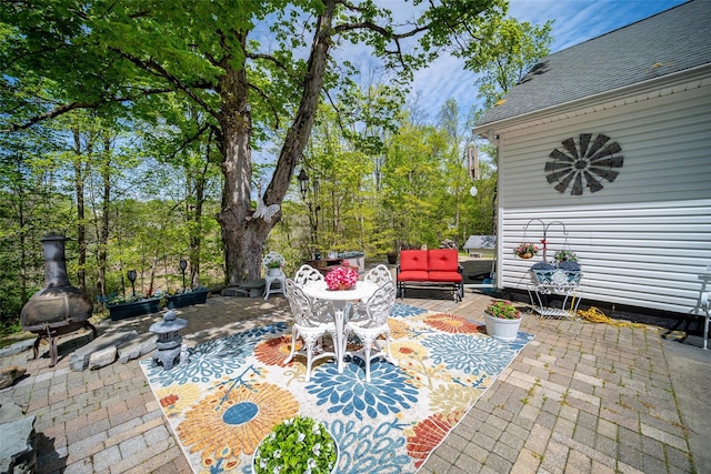 559 Noxon Rd, Poughkeepsie, NY 12603 - view of patio / terrace featuring an outdoor living space
