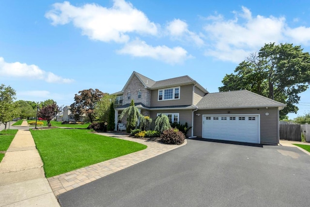 59 Saddle Ln, Levittown, NY 11756 - view of front of house featuring driveway and an attached garage