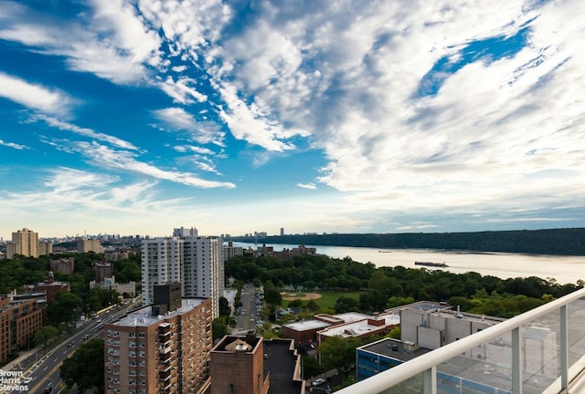 water view with nearby urban area