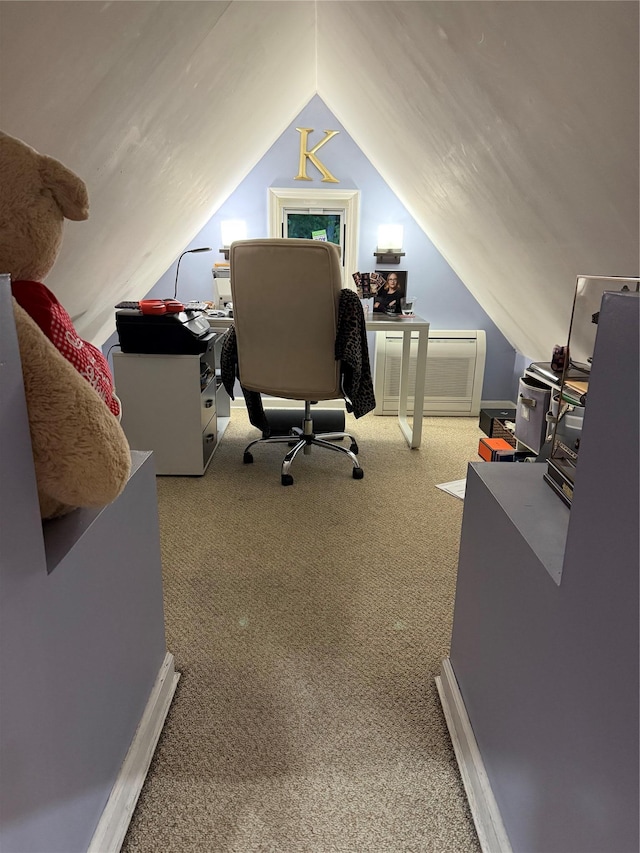 11 Glendale Rd, Greenwood Lake, NY 10925 - carpeted home office with vaulted ceiling