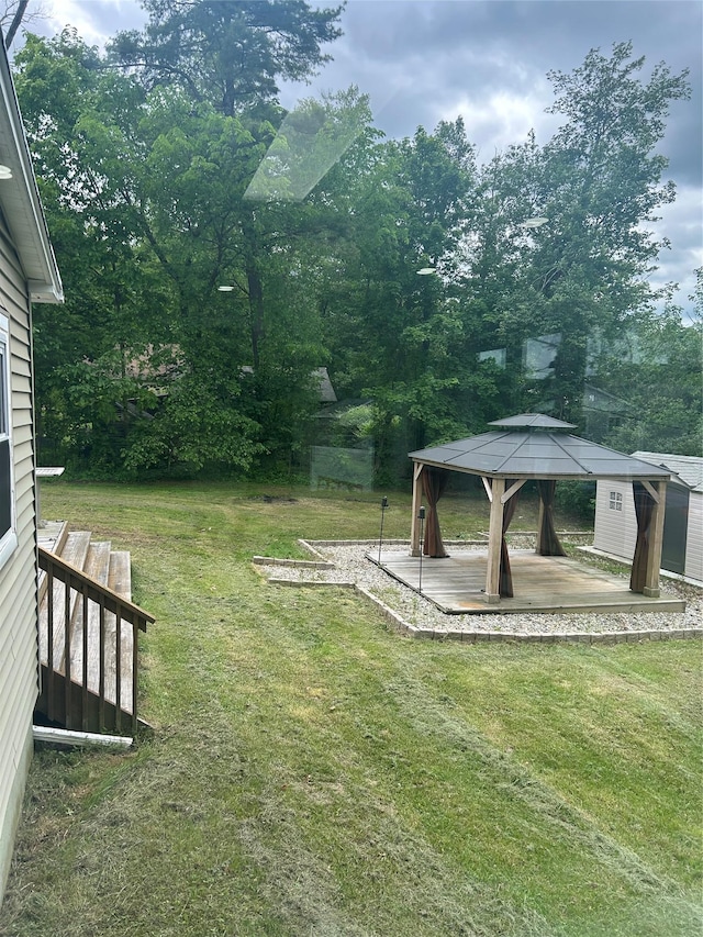 11 Glendale Rd, Greenwood Lake, NY 10925 - view of green lawn featuring a gazebo