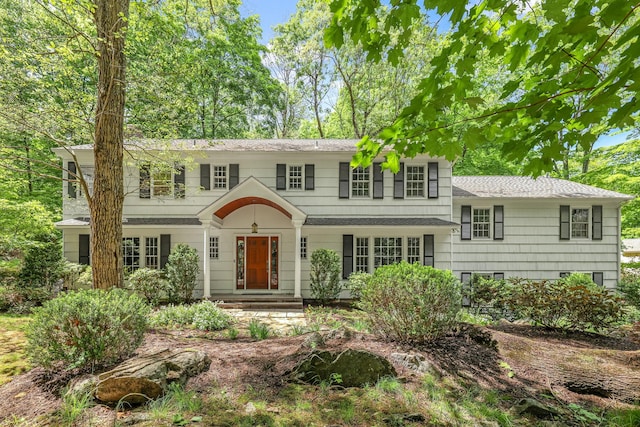 122 Valley View Rd, Chappaqua, NY 10514 - view of front of house featuring a shingled roof