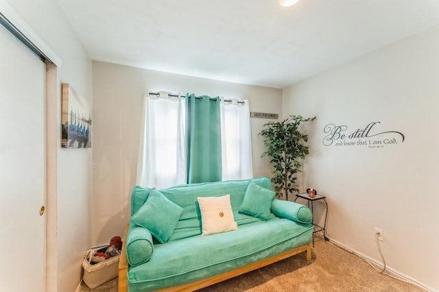 17 Bayview Ct, Inwood, NY 11096 - sitting room with carpet flooring and baseboards