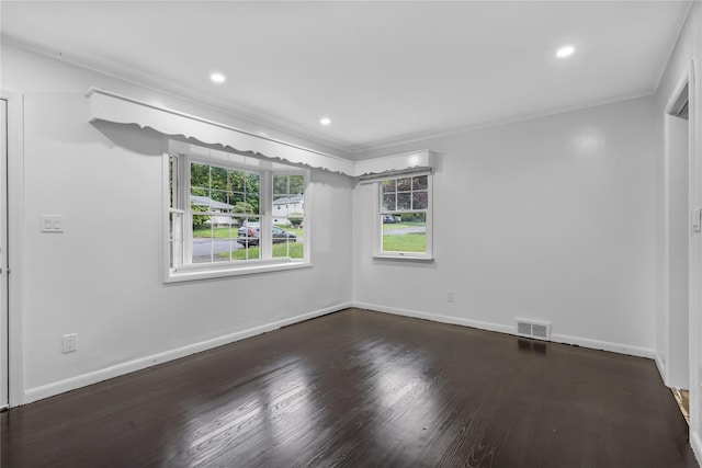 13 Barnett Rd E, Monroe, NY 10950 - unfurnished room featuring crown molding, wood finished floors, baseboards, and recessed lighting