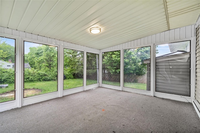 13 Barnett Rd E, Monroe, NY 10950 - unfurnished sunroom with vaulted ceiling