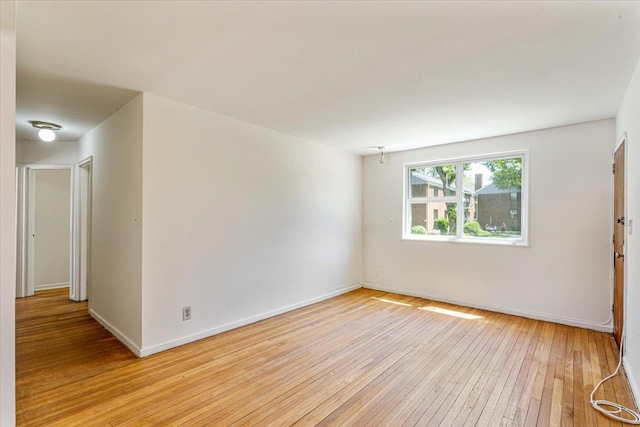 220-29 73rd Ave Lower, Lower, Oakland Gardens, NY 11364 - empty room featuring light wood-style flooring and baseboards