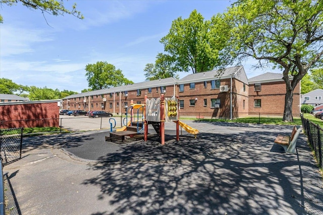 220-29 73rd Ave Lower, Lower, Oakland Gardens, NY 11364 - community playground featuring fence