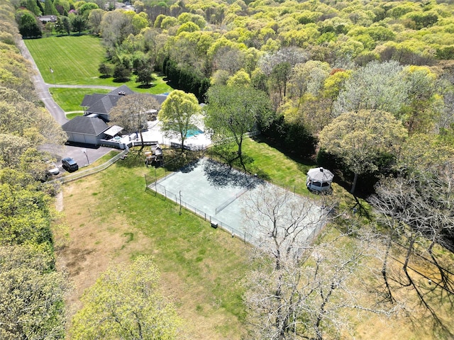 124 Montauk Hwy, Westhampton, NY 11977 - aerial view of a heavily wooded area