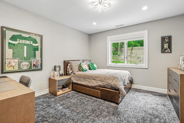 92 Random Farms Dr, Chappaqua, NY 10514 - carpeted bedroom featuring baseboards and recessed lighting