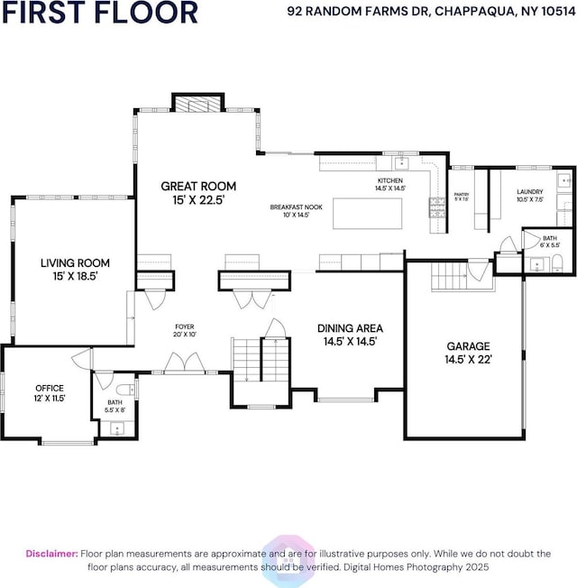 92 Random Farms Dr, Chappaqua, NY 10514 - home floor plan