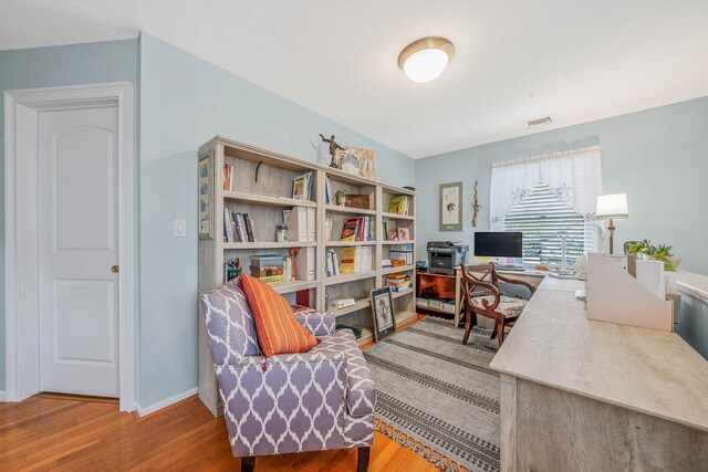 510 Fire Island Ave, Babylon, NY 11702 - office area featuring wood finished floors and baseboards
