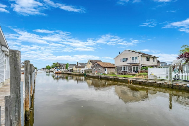 510 Fire Island Ave, Babylon, NY 11702 - water view with nearby suburban area and fence