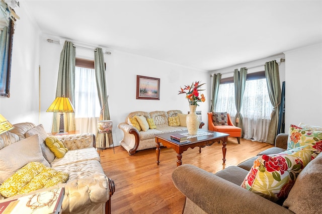 121-32 234th St, Laurelton, NY 11422 - living area featuring light wood-type flooring