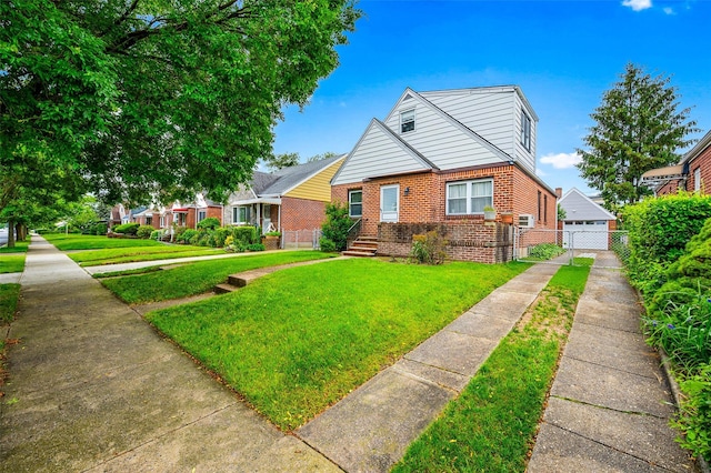 121-32 234th St, Laurelton, NY 11422 - bungalow featuring brick siding and a garage