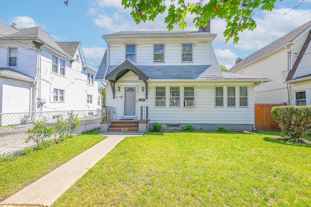 186-16 104th Ave, Saint Albans, NY 11412 - view of front facade featuring a chimney and a shingled roof
