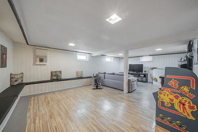 161 Grand Ave, Freeport, NY 11520 - living room featuring wood finished floors